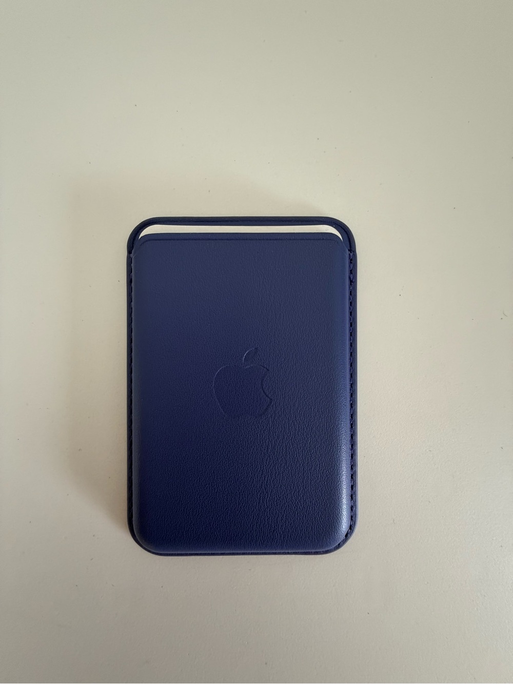 Apple Leather MagSafe Wallet - Deep Blue